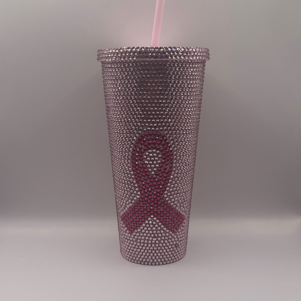 Breast Cancer Awareness Bling Cup